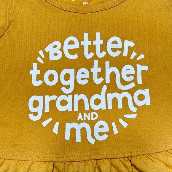 ❤️4 for $20❤️ Baby Girl Okie Dokie Shirt & First Impressions leggings 6-9 & 9M - Picture 7 of 8